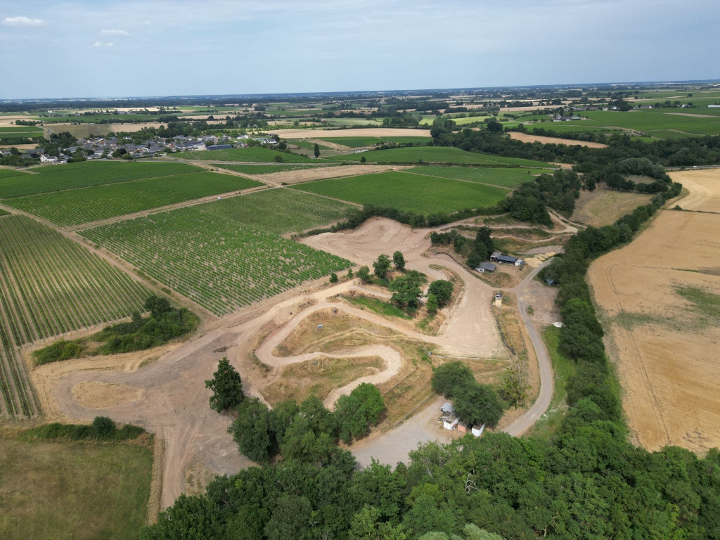 Vue aérienne du circuit